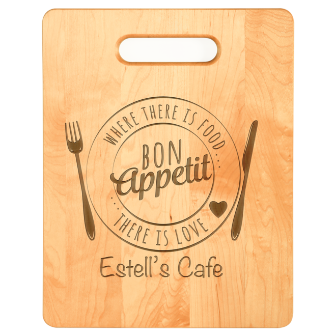 11.5" x 8.75" Maple Wood Cutting Board