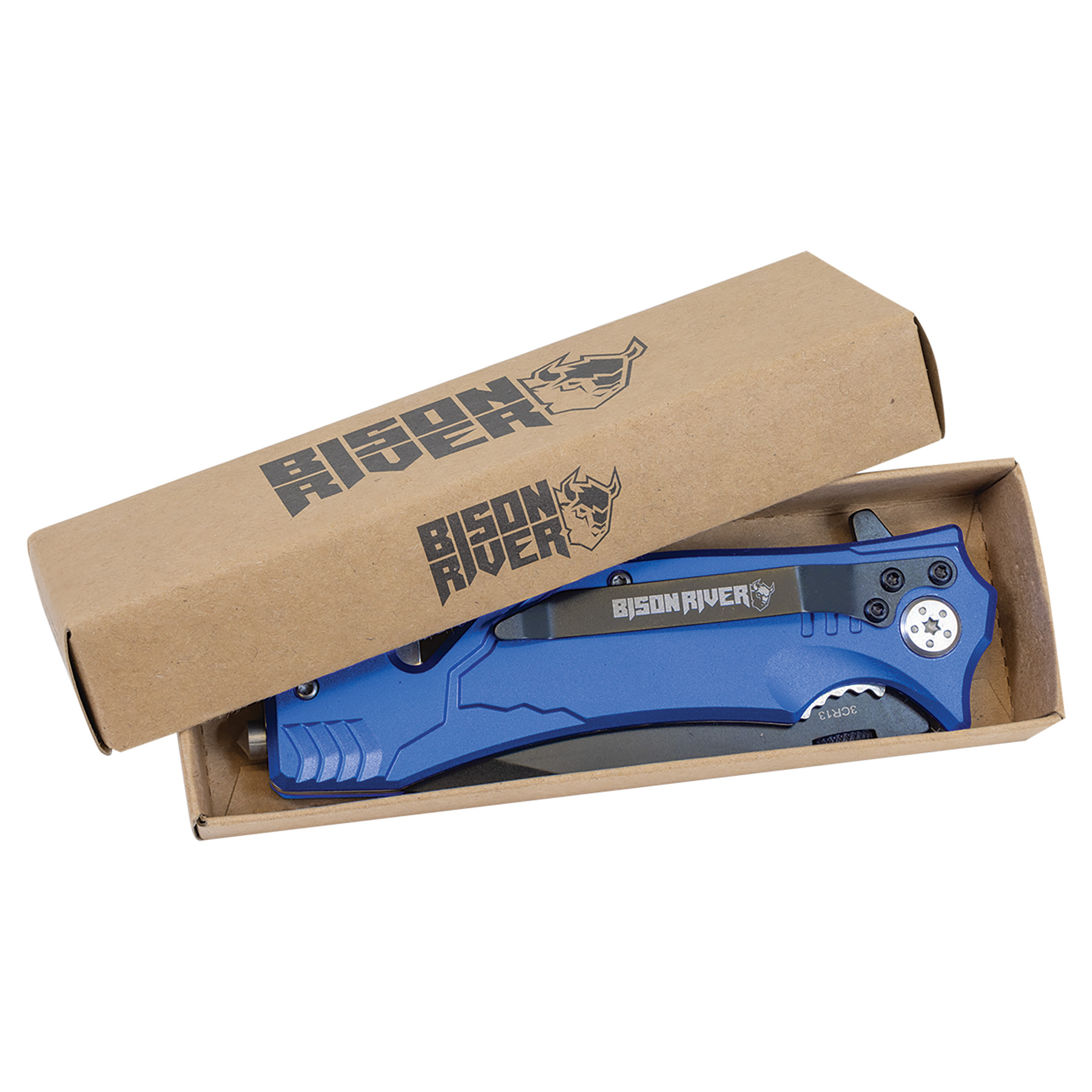 4 1/2" Blue Rescue Knife - Image 4