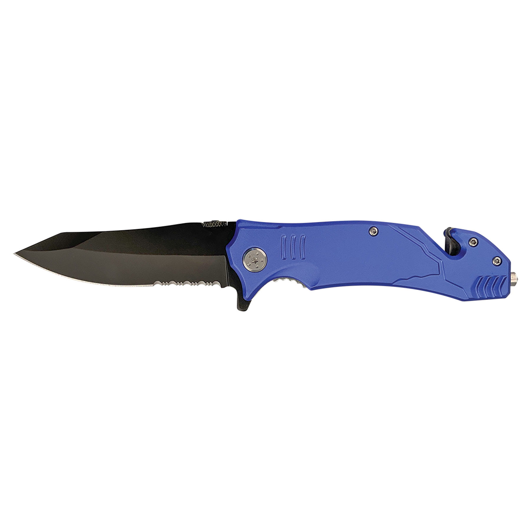 4 1/2" Blue Rescue Knife - Image 3